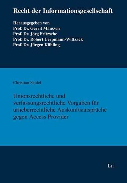 Produktbild: Seidel, C: Unionsrechtliche und verfassungsrechtliche