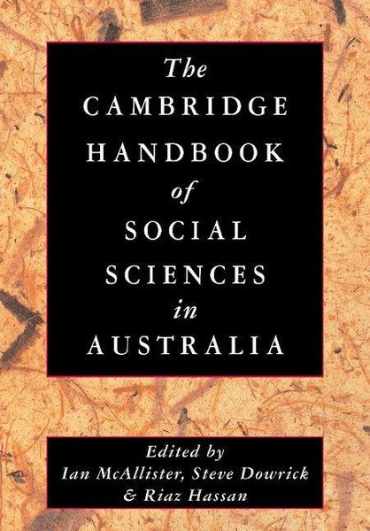 Produktbild: The Cambridge Handbook of Social Sciences in Australia