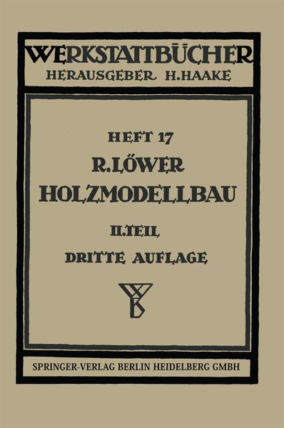 Produktbild: Der Holzmodellbau