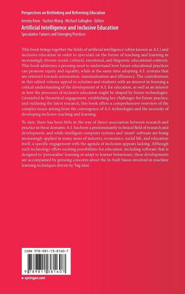 Produktbild: Artificial Intelligence and Inclusive Education