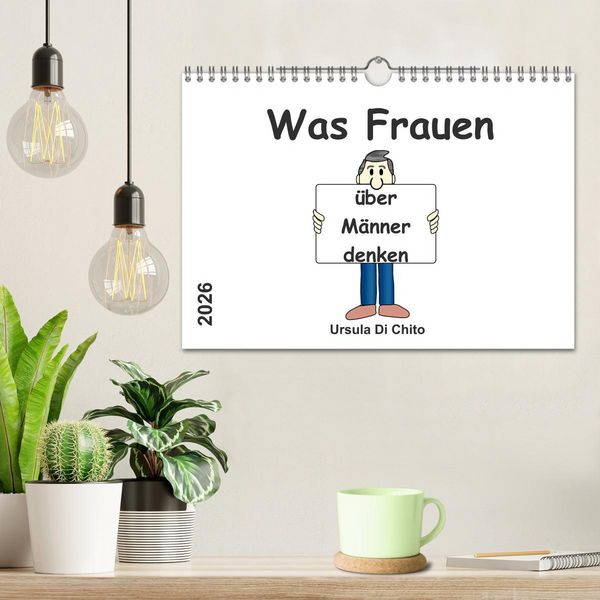 Produktbild: Was Frauen &uuml;ber M&auml;nner denken (Wandkalender 2026 DIN A4 quer), CALVENDO Monatskalender