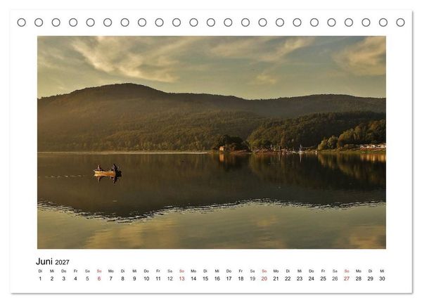 Produktbild: Morgens am Edersee (Tischkalender 2027 DIN A5 quer), CALVENDO Monatskalender