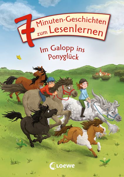 Leselöwen - Das Original - 7-Minuten-Geschichten zum Lesenlernen - Im Galopp ins Ponyglück, Gebundene Ausgabe von , Loewe