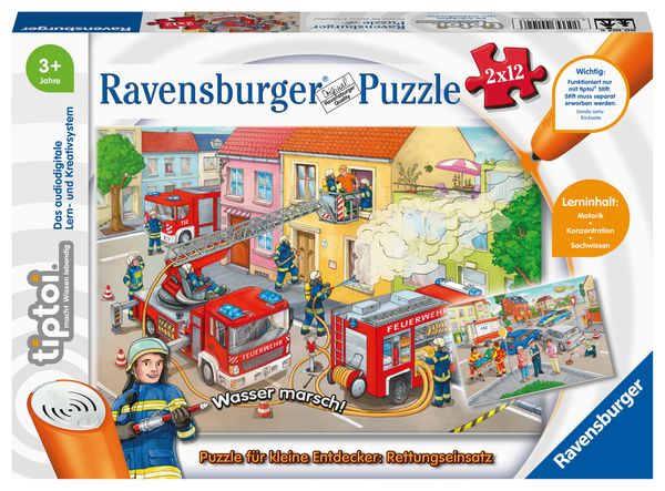 Puzzle Ravensburger Ravensburger tiptoi 00102 Puzzle für kleine Entdecker: Bauernhof. 2 X 12 Teile