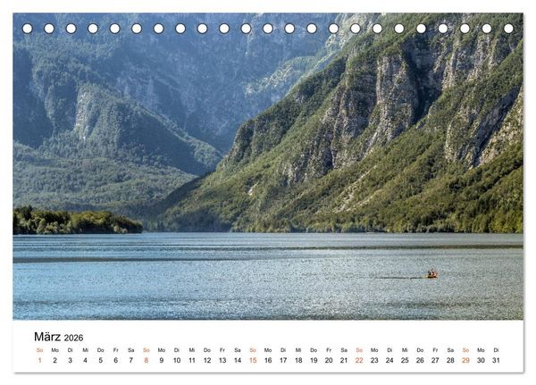 Produktbild: Oberkrain und Triglav-Nationalpark (Tischkalender 2026 DIN A5 quer), CALVENDO Monatskalender