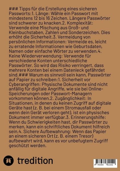 Produktbild: Meine Sicheren Passw&ouml;rter