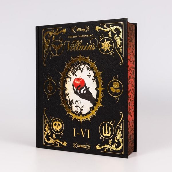 Produktbild: Disney Villains: Villains Band I-VI: Luxusausgabe mit Farbschnitt im d&uuml;steren Dark-Fantasy-Setting