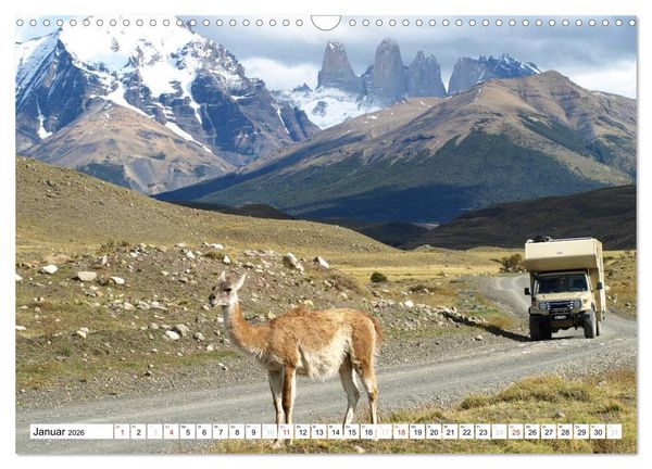 Produktbild: Zeit zum Tr&auml;umen - Panamericana 2026 (Wandkalender 2026 DIN A3 quer), CALVENDO Monatskalender