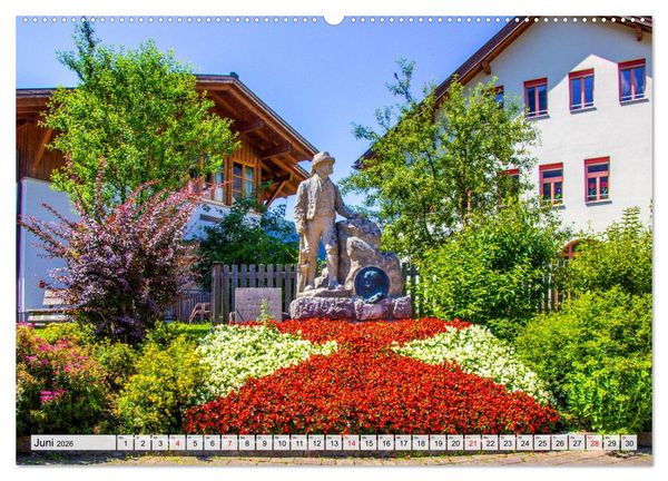 Produktbild: Gr&uuml;&szlig;e aus Unken (Wandkalender 2026 DIN A2 quer), CALVENDO Monatskalender