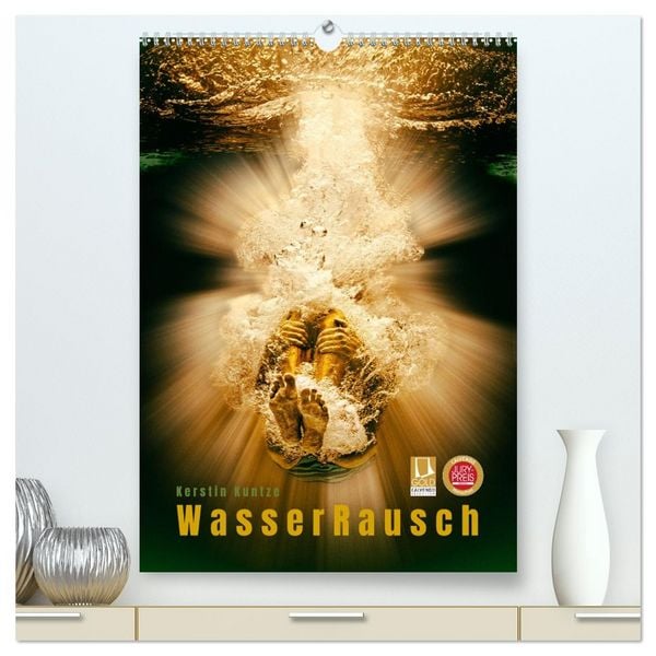 Produktbild: WasserRausch (hochwertiger Premium Wandkalender 2026 DIN A2 hoch), Kunstdruck in Hochglanz