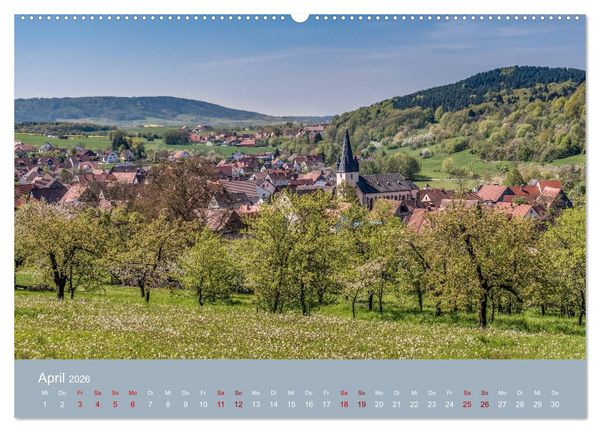Produktbild: Sch&ouml;ne Aussichten in die Fr&auml;nkische Schweiz (hochwertiger Premium Wandkalender 2026 DIN A2 quer), Kunstdruck in Hochglanz