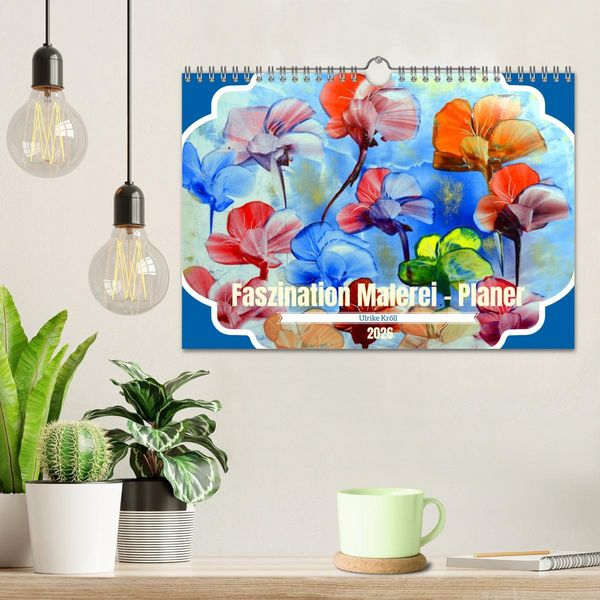 Produktbild: Faszination Malerei - Planer (Wandkalender 2026 DIN A4 quer), CALVENDO Monatskalender