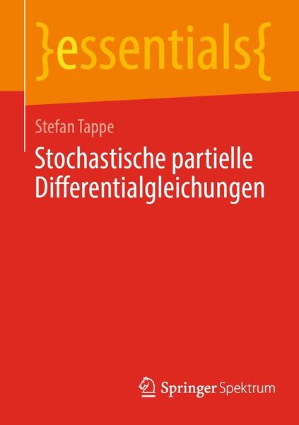 Produktbild: Stochastische partielle Differentialgleichungen
