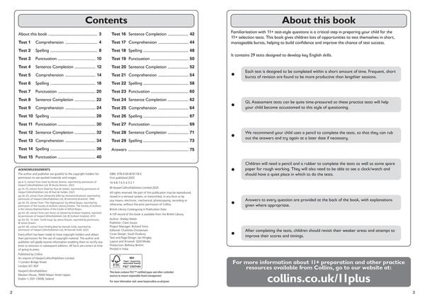 Produktbild: 11+ English Quick Practice Tests Age 10-11 (Year 6) Set B
