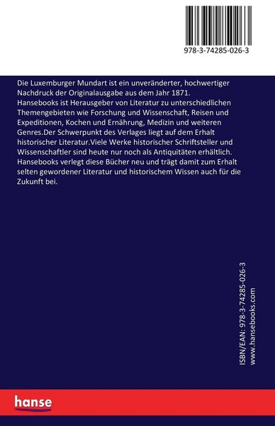 Die Luxemburger Mundart