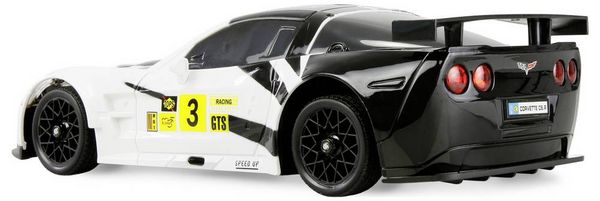 Produktbild: Amewi Corvette C6.R Drift Car Wei&szlig; Brushed 1:18 RC Modellauto Elektro Drift Allradantrieb (4WD) RtF 2,4 GHz inkl. Akku und Ladekabel, Spar-Set