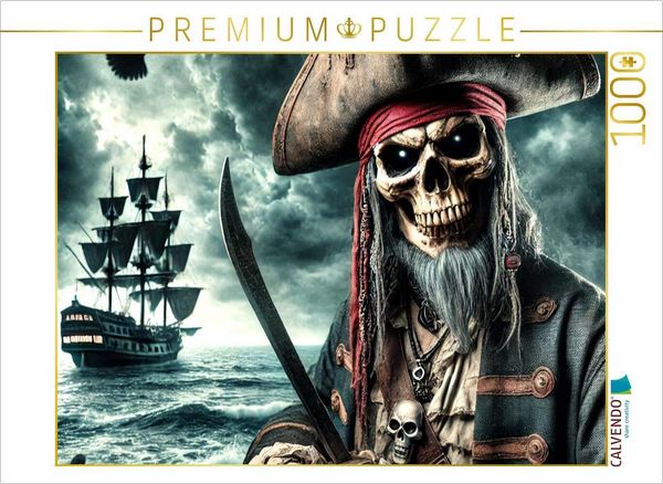 Produktbild: CALVENDO Puzzle Geisterpirat | 1000 Teile Lege-Gr&ouml;&szlig;e 64x48cm Foto-Puzzle f&uuml;r gl&uuml;ckliche Stunden