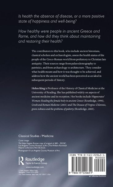 Produktbild: Health in Antiquity