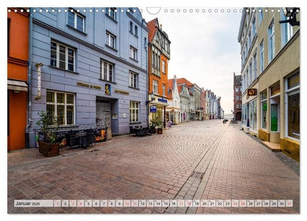 Produktbild: Wismar Impressionen (Wandkalender 2026 DIN A3 quer), CALVENDO Monatskalender
