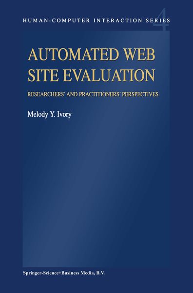 Produktbild: Automated Web Site Evaluation