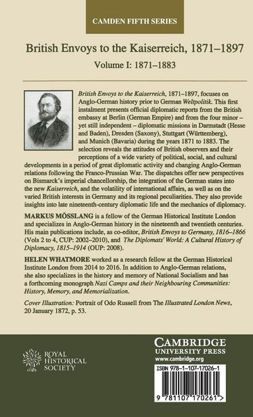 Produktbild: British Envoys to the Kaiserreich, 1871-1897