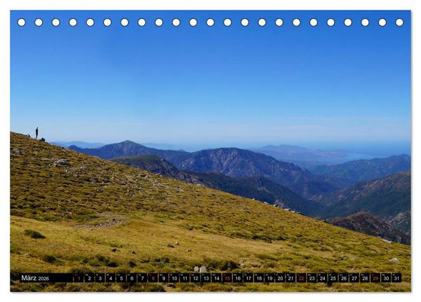 Produktbild: Korsikas wilder Norden. GR20 Impressionen (Tischkalender 2026 DIN A5 quer), CALVENDO Monatskalender