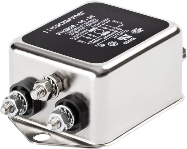 Schaffner FN 2020-20-06 FN 2020-20-06 Entstörfilter 250 V/AC 20 A 0.6 mH (B x H) 85 mm x 29.3 mm 1 St.