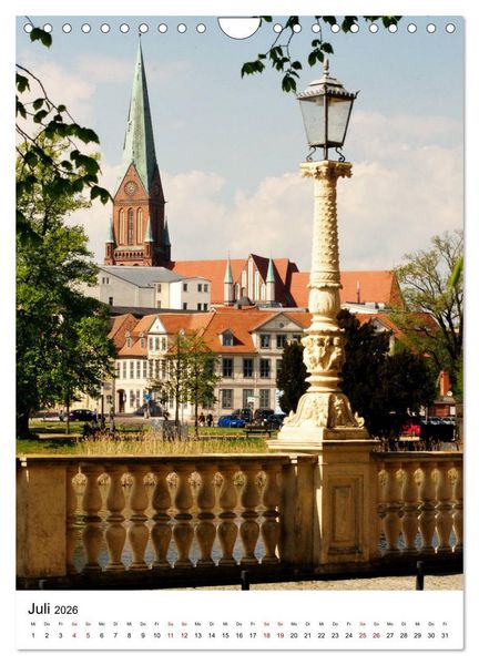 Produktbild: SCH&Ouml;NES SCHWERIN (Wandkalender 2026 DIN A4 hoch), CALVENDO Monatskalender