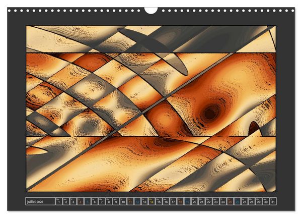 Produktbild: Art palette terre (Calendrier mural 2026 DIN A3 vertical), CALVENDO calendrier mensuel