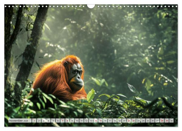 Produktbild: Wildes Leben im Regenwald (Wandkalender 2026 DIN A3 quer), CALVENDO Monatskalender