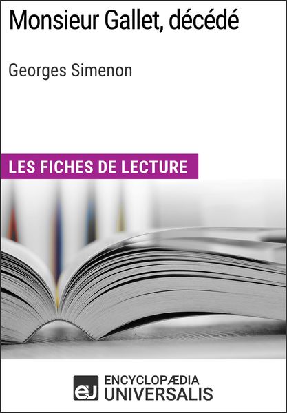 Produktbild: Monsieur Gallet, d&eacute;c&eacute;d&eacute; de Georges Simenon