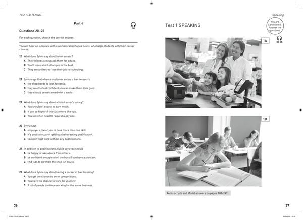 Produktbild: Practice Tests for B1 Preliminary for Schools (PET) (Volume 1)