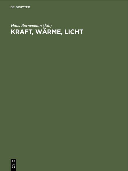 Produktbild: Kraft, W&auml;rme, Licht
