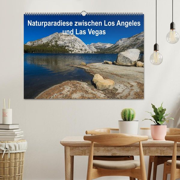 Produktbild: Naturparadiese zwischen Los Angeles und Las Vegas (Wandkalender 2026 DIN A2 quer), CALVENDO Monatskalender