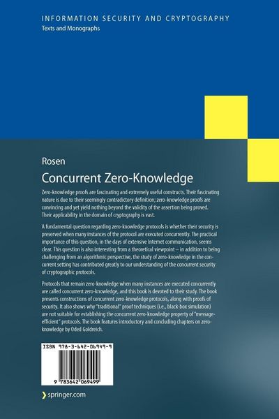 Produktbild: Concurrent Zero-Knowledge