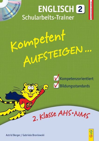 Produktbild: Kompetent Aufsteigen Englisch 2 - Schularbeits-Trainer mit CD