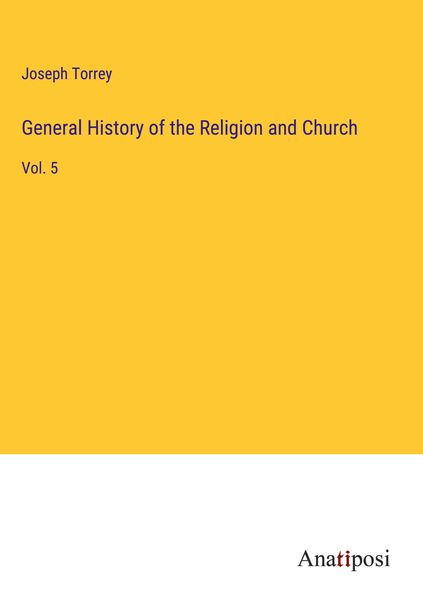 Produktbild: General History of the Religion and Church