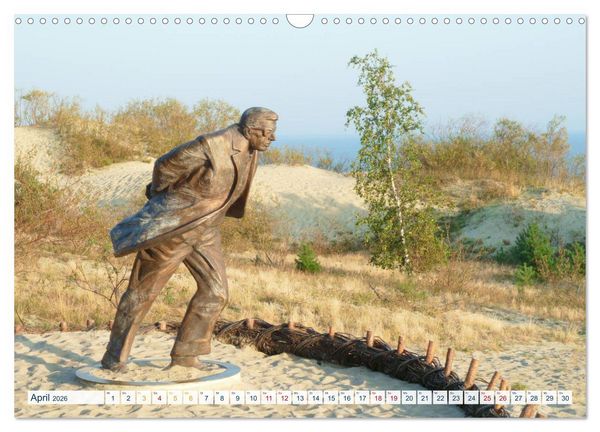 Produktbild: Kurische Nehrung: am l&auml;ngsten Ostsee-Strand (Wandkalender 2026 DIN A3 quer), CALVENDO Monatskalender