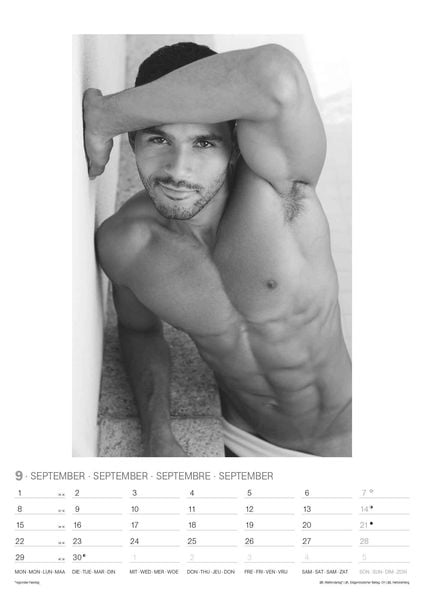 Men 2025 Wand Kalender 297x42 Erotik Kalender Männer Erotik 9801