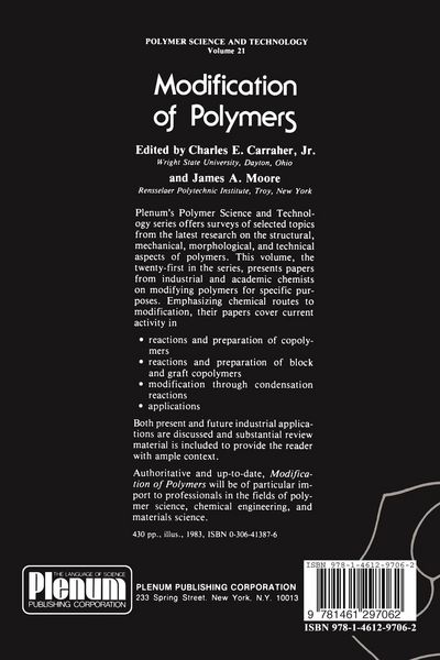 Produktbild: Contemporary Topics in Polymer Science