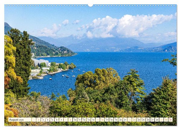 Produktbild: Lake Maggiore - Breathtaking landscapes (High Quality Premium Wall Calendar 2026 DIN A2 landscape),CALVENDO 12 Month Wall Calendar