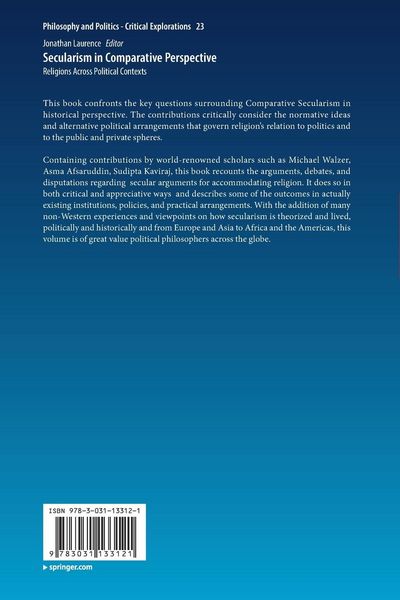 Produktbild: Secularism in Comparative Perspective