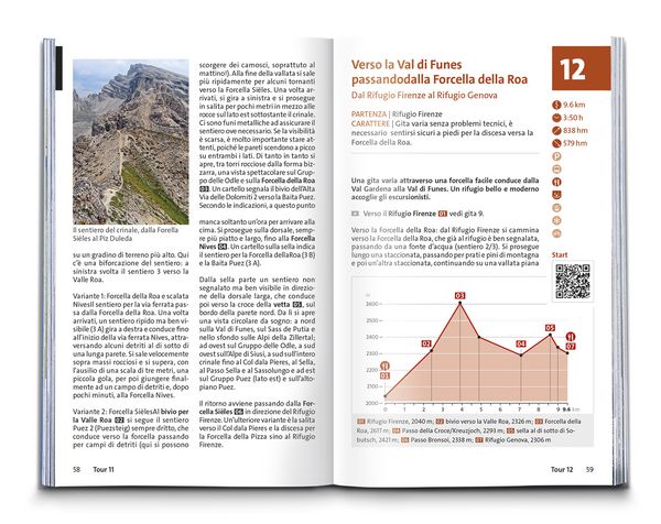 Produktbild: KOMPASS guida escursionistica Val Gardena, Val di Funes, Alpe di Siusi, 55 itinerari