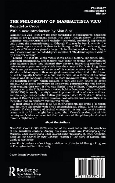 Produktbild: The Philosophy of Giambattista Vico