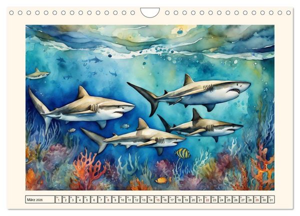 Produktbild: Geheimnisvolle Unterwasserwelten (Wandkalender 2026 DIN A4 quer), CALVENDO Monatskalender