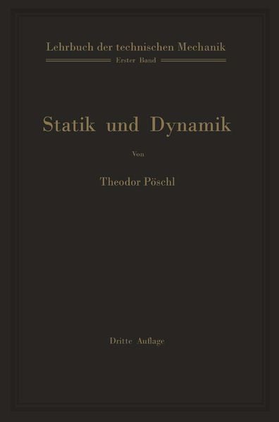 Produktbild: Lehrbuch der technischen Mechanik f&uuml;r Ingenieure und Physiker