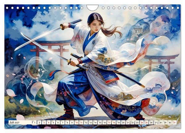 Produktbild: Im Schatten des Katana (Wandkalender 2027 DIN A4 quer), CALVENDO Monatskalender