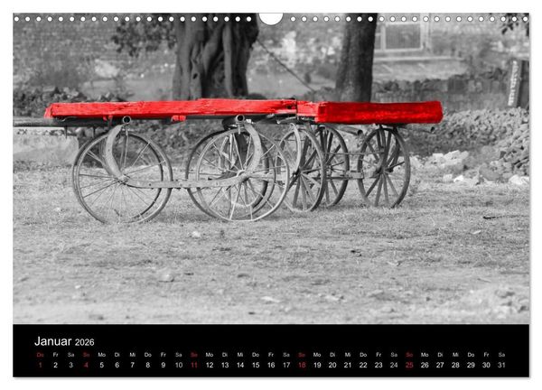 Produktbild: Blickfang in Rot (Wandkalender 2026 DIN A3 quer), CALVENDO Monatskalender