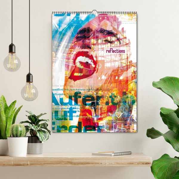 Produktbild: reflections (Wandkalender 2026 DIN A2 hoch), CALVENDO Monatskalender