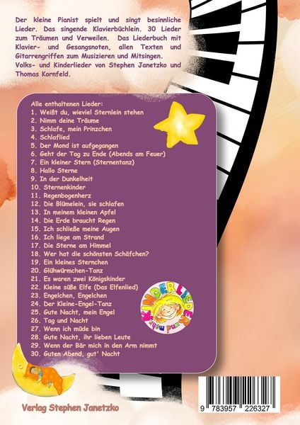 Produktbild: Der kleine Pianist spielt und singt besinnliche Lieder